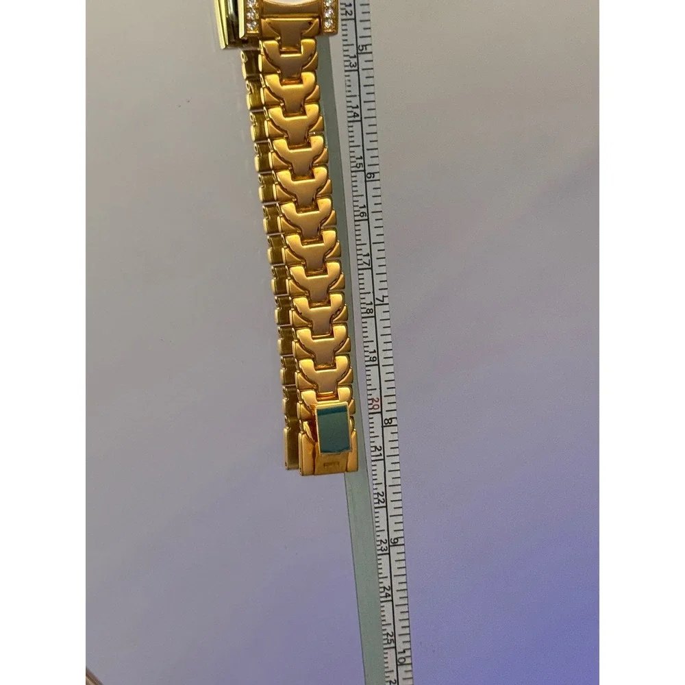 JBK Jacqueline‎ Kennedy Camrose & Kross Gold Tone Crystal Tank Watch M1210762
